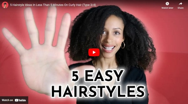 5 CUTE CURLY HAIRSTYLES  QUICK & SIMPLE HAIRSTYLES FOR LONG CURLY