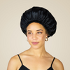 Satin Lined Nighttime Hair Bonnets with EdgeProtect™