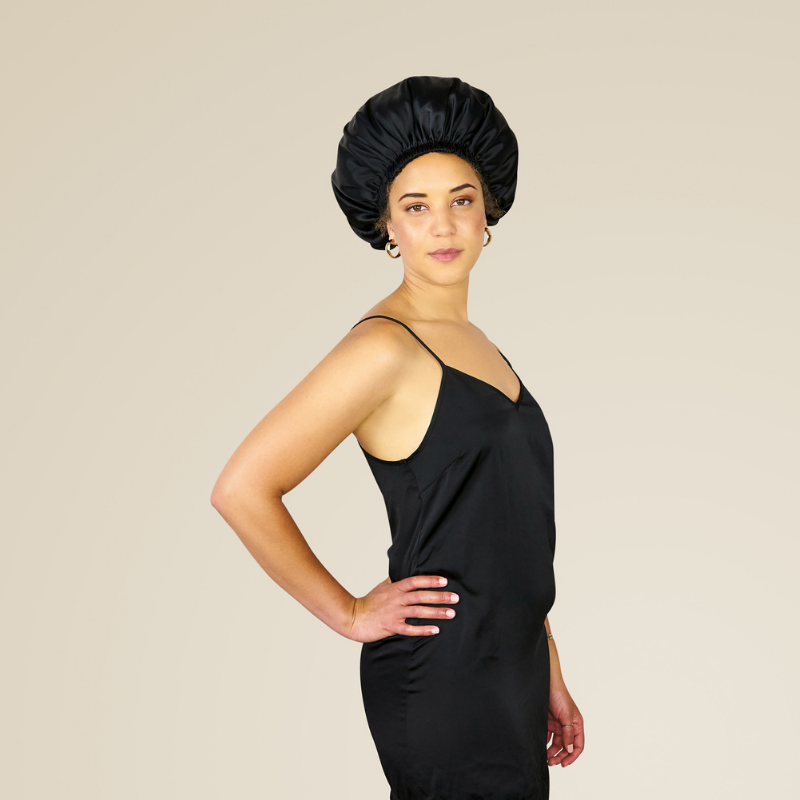 Satin Lined Nighttime Hair Bonnets with EdgeProtect™