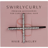 Hair Jewelry | Cross Rhinestone Hair Pin, 1 pc