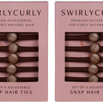 Two Packs of Snappee™ Hair Tie 5 Pack - SWIRLYCURLY